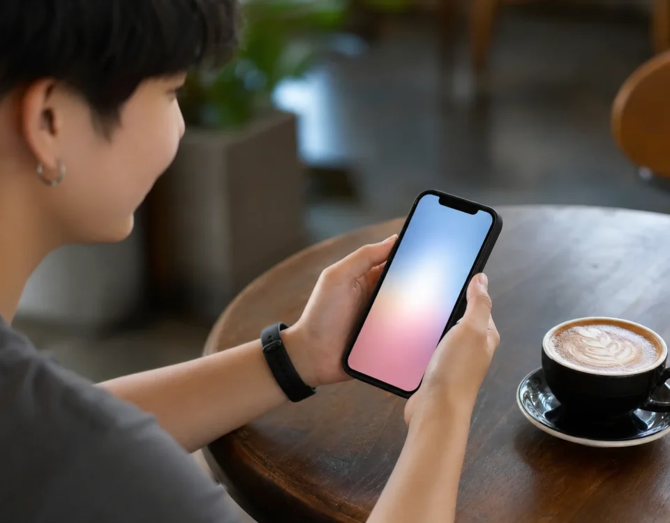 ใช้มือถือสมัครผ่อน iPhone ออนไลน์ในคาเฟ่