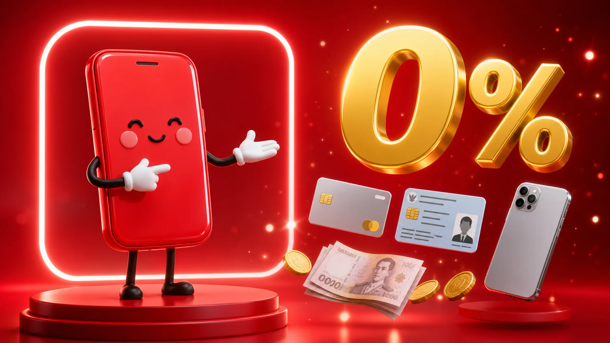ผ่อนไอโฟน 0% เทียบกับผ่อนบัตรประชาชนใบเดียว MISS CALL